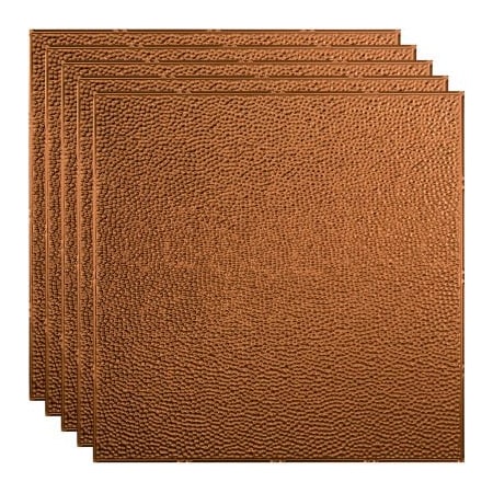 Acoustic Ceiling Products Fasade Border Fill - 23-3/4" x 23-3/4" PVC Lay In Tile in Oil Rubbed Bronze - PL5926